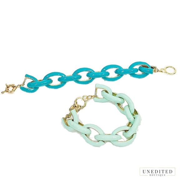 Enamel Chain Bracelet - Picture 2 of 3